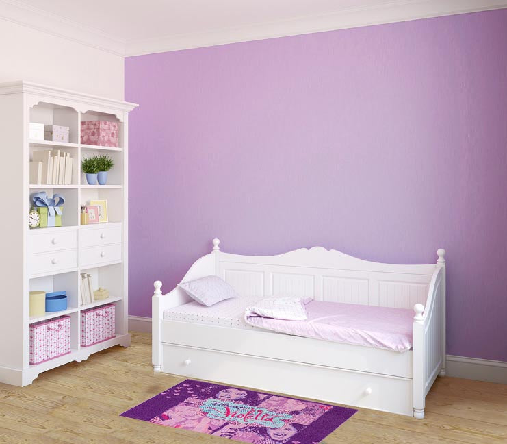 Spielteppich Disney Violetta Mädchen Kinderteppich 95x133 Cm