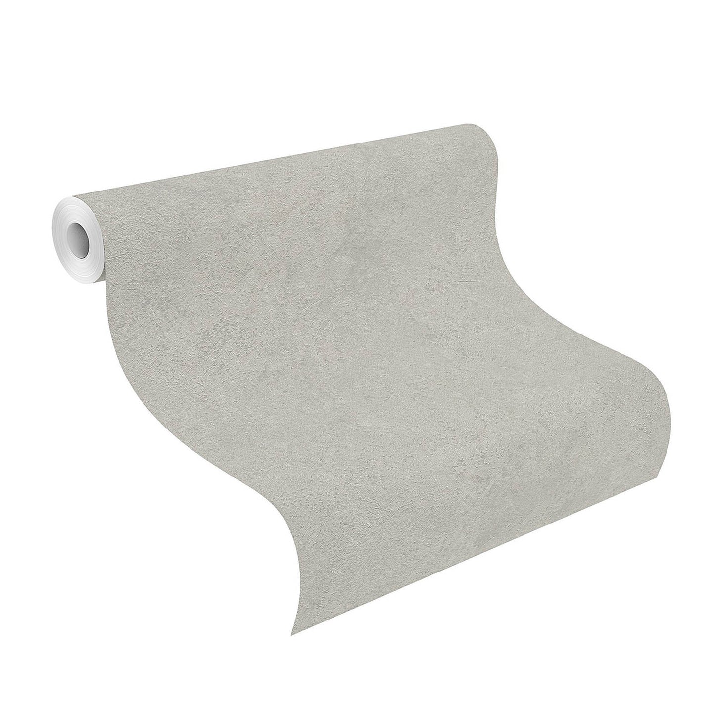 Rasch Vliestapete 315141 Uni Struktur Silber Metallic