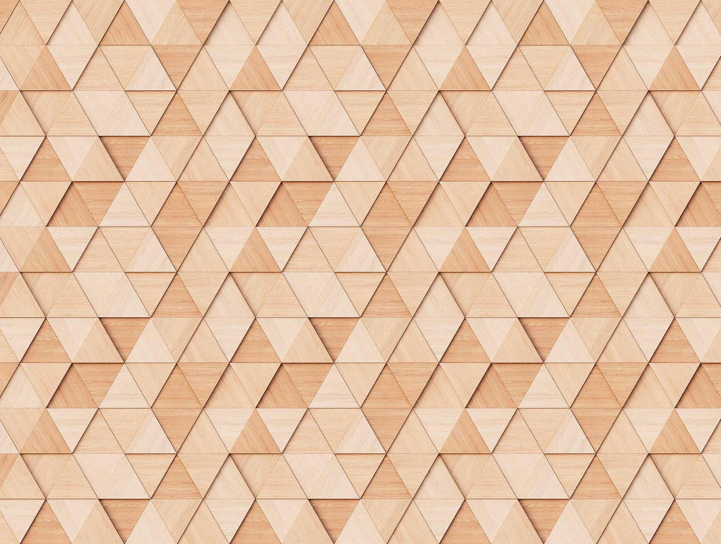 A.S. Creation Fototapeten 3D Dreiecke Holz Grafisch Braun 38288-1
