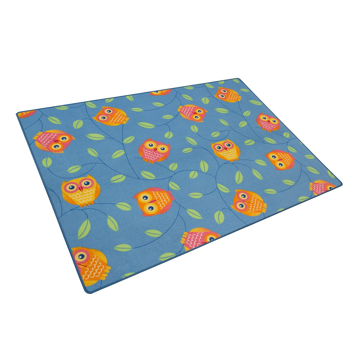  Happy Owls Eulen Kinderteppich Eule 133 X 170 Cm Blau