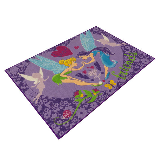  Spielteppich Tinkerbell Disney Feen Mädchen Violett 95x133cm