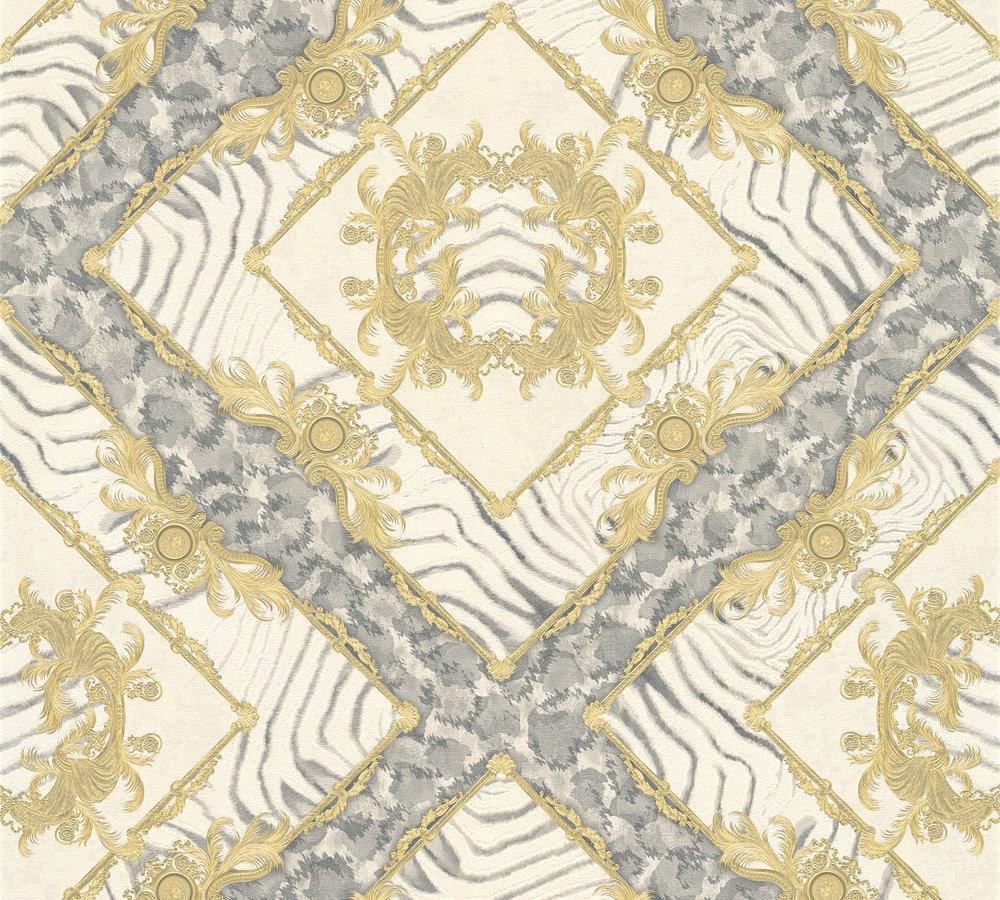  Versace Home Tapete Zebra Beige-gold Glanz 34904-2