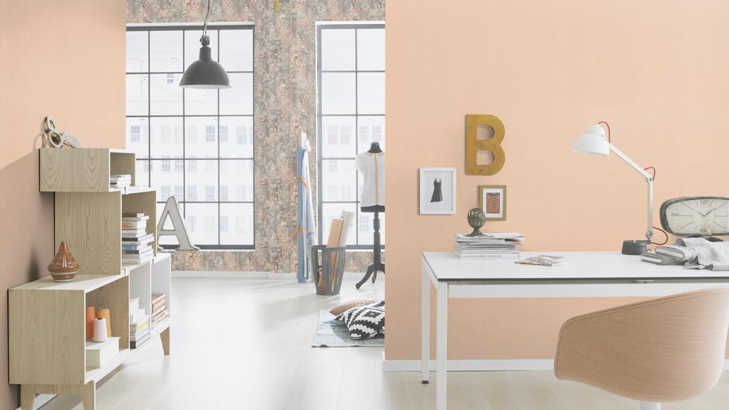  Barbara Home Vliestapete Einfarbig Rosa 536836