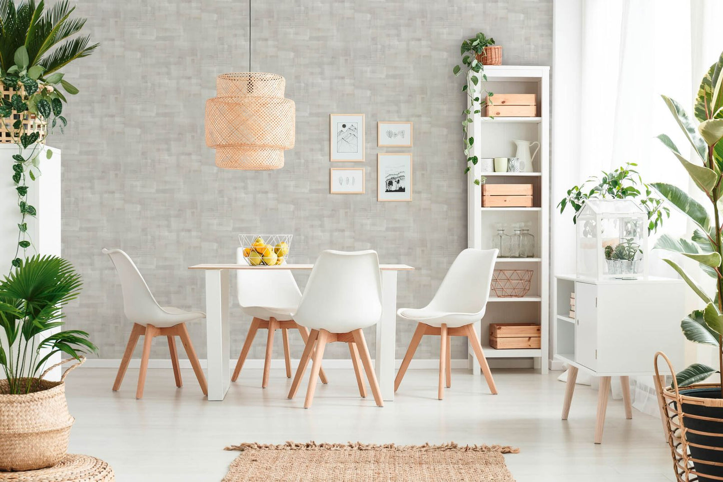 A.S. Creation Tapete Vlies Pinselstriche Grau Geo Nordic 37532-4