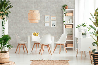 A.S. Creation Tapete Vlies Pinselstriche Grau Geo Nordic 37532-4