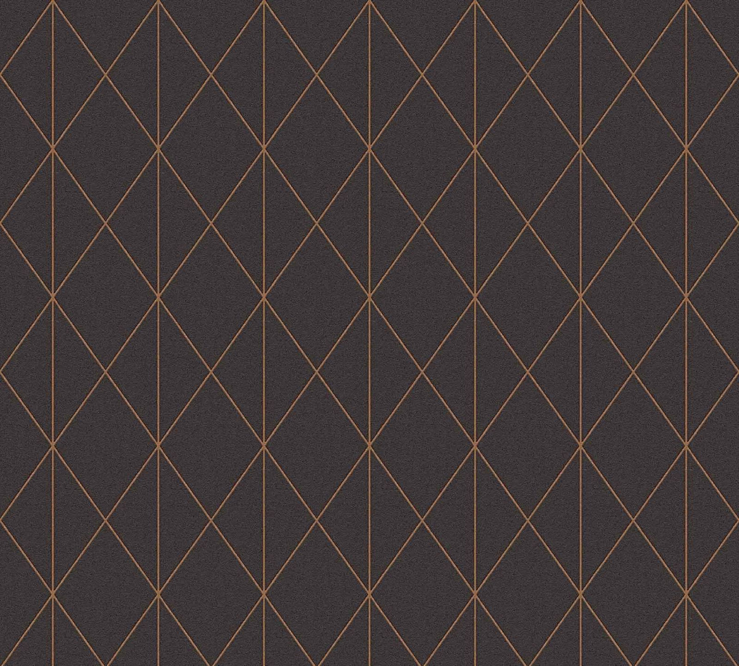 A.S. Creation Tapete Vlies Rauten Grafisch Schwarz Gold Glanz 36575-4