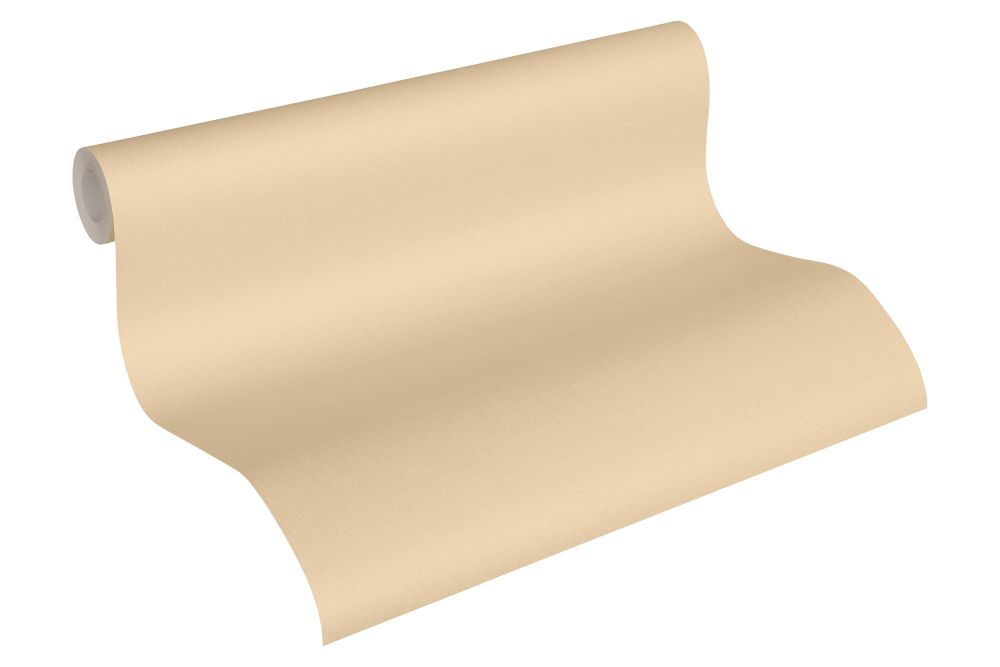 A.S. Creation Tapete Vlies Uni-Design Goldbraun Glanz 3531-60