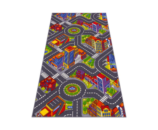  Teppich Spielteppich Strasse Kinder Autoteppich 220