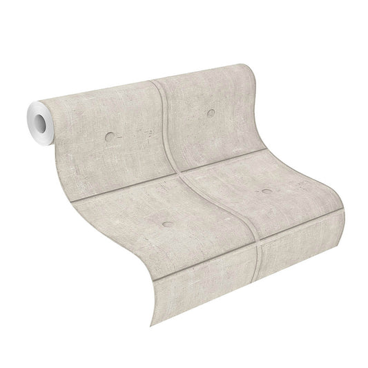  Rasch Vliestapete 499421 Steine Beton Grau Beige