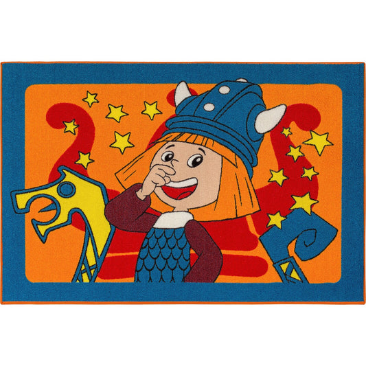  Wickie Kinderteppich Spielteppich Mädchen Jungen 95x133 Cm